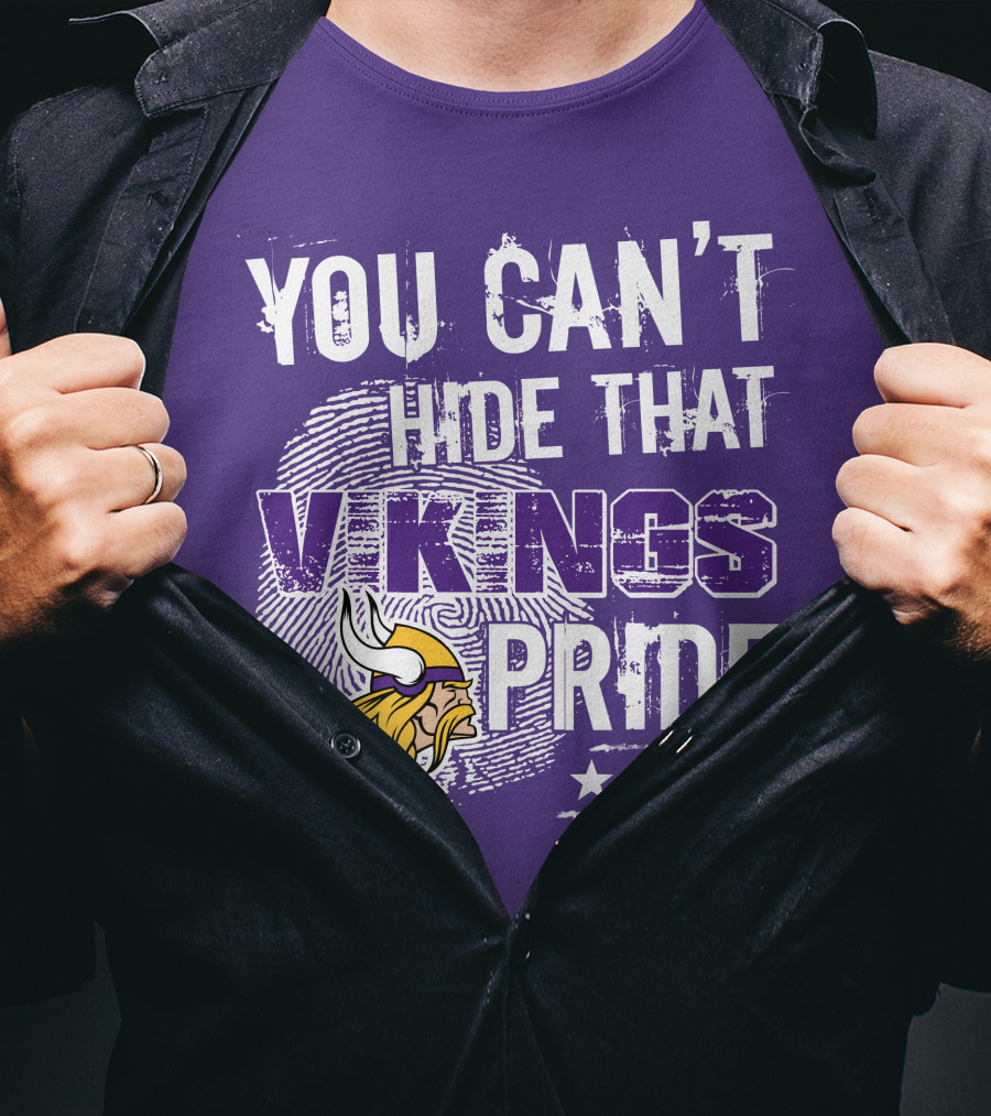 You Can't Hide That Vikings Pride With Iconic Minnesota T-Shirt
