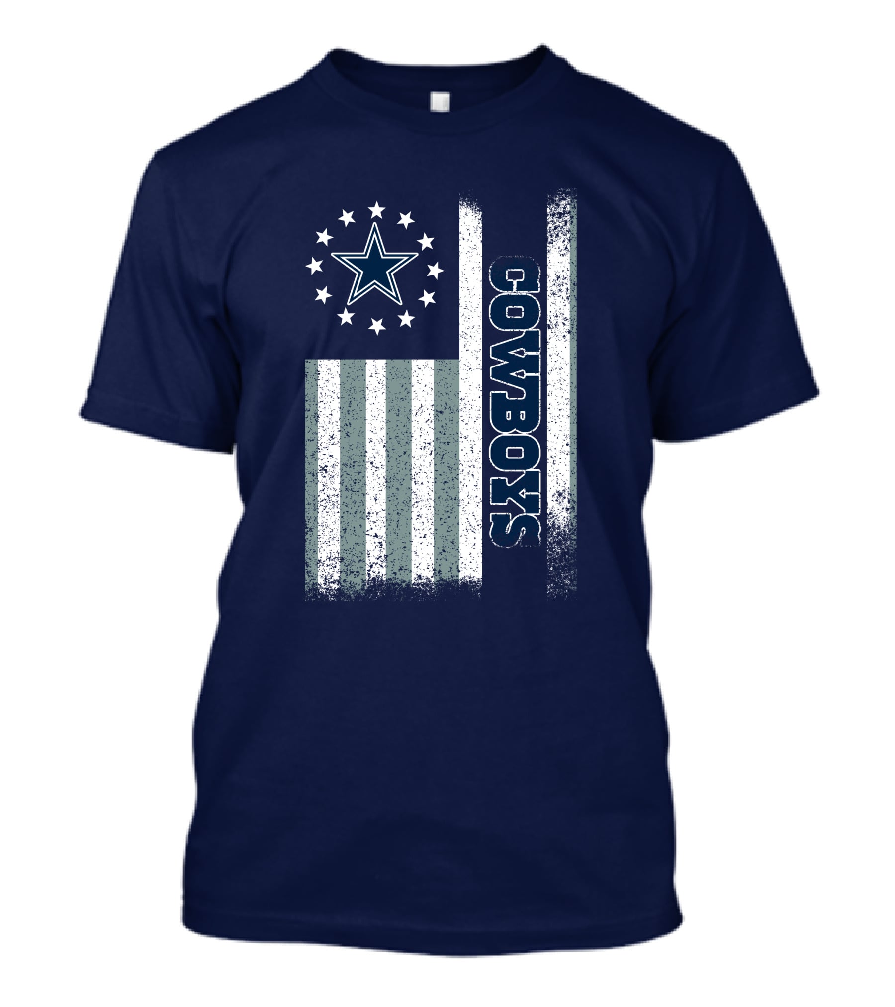 Dallas Cowboys American Flag Star Stripes T-Shirt