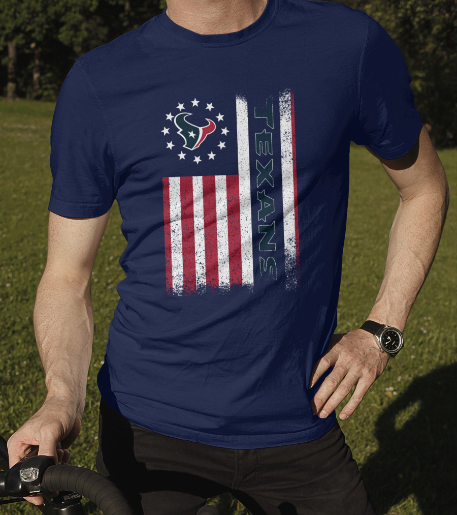 Houston Texans American Flag Texans T-Shirt