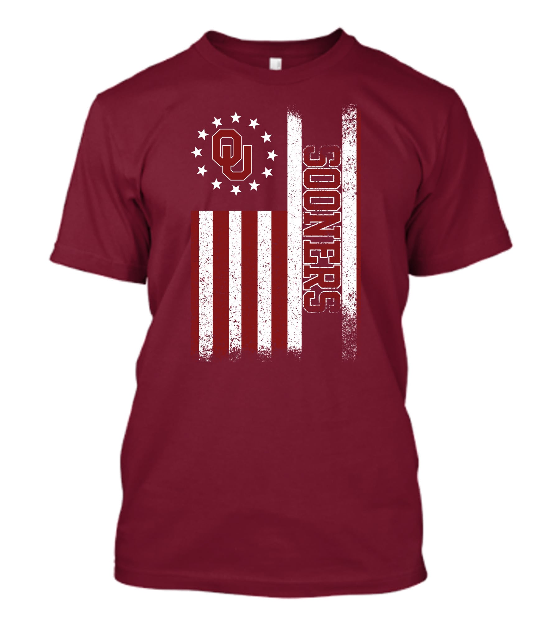Oklahoma Sooners Ou Stars And Stripes Flag T-Shirt