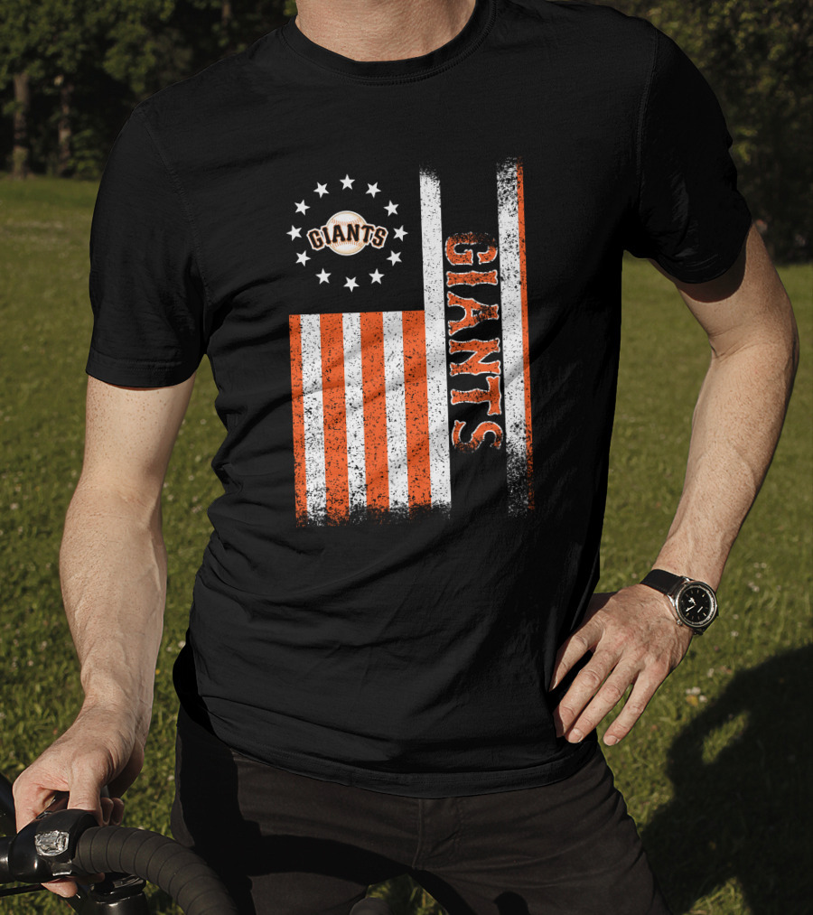 San Francisco Giants American Flag Themed Giants Stars And Stripes T-Shirt