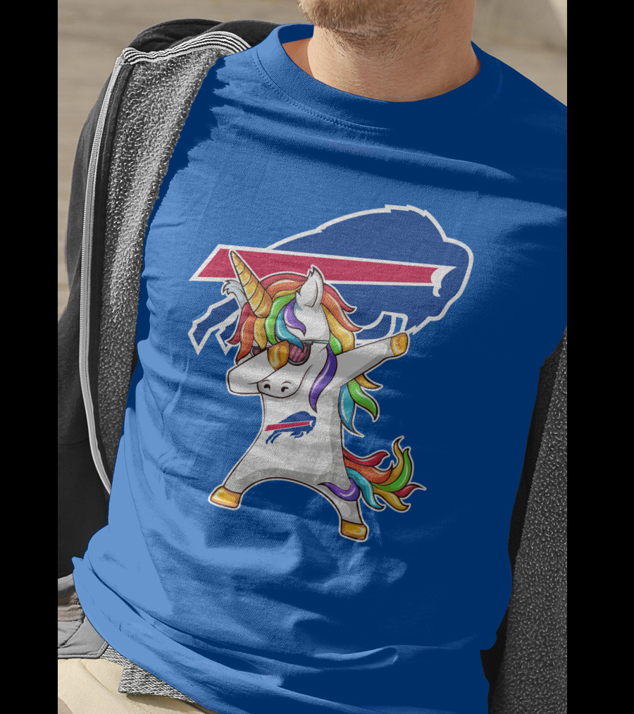 Buffalo Bills Unicorn Dabbing NFL Fan T-Shirt