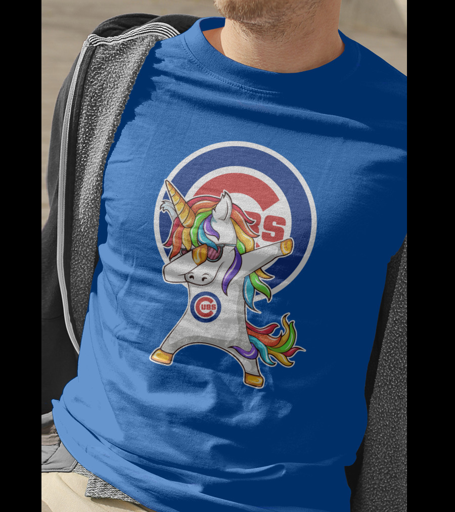 Chicago Cubs Unicorn Dabbing T-Shirt