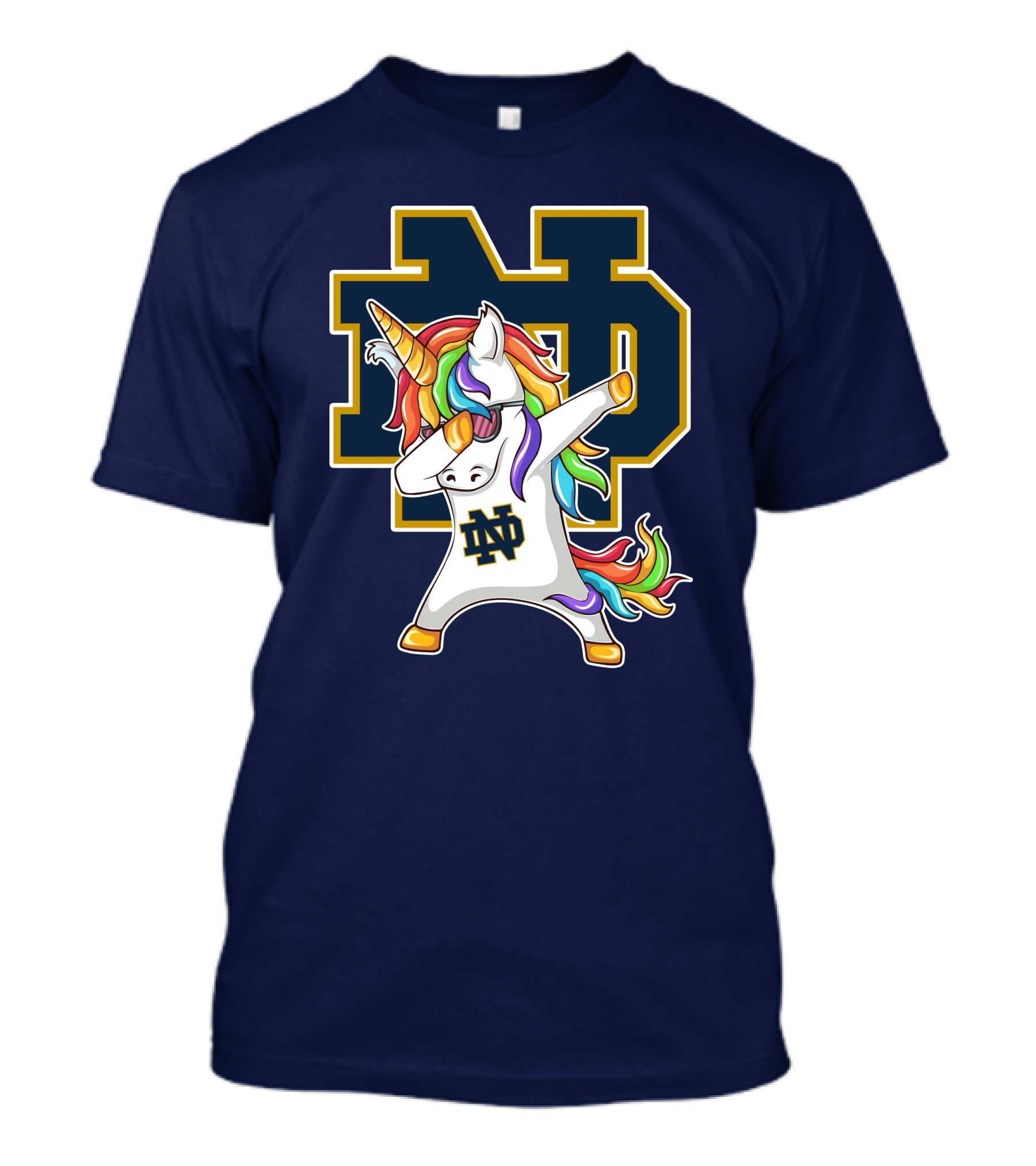 Notre Dame Fighting Irish Dab Unicorn ND T-Shirt
