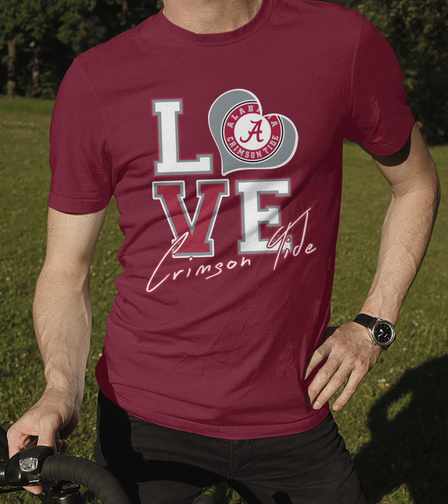 LOVE Alabama Crimson Tide T-Shirt