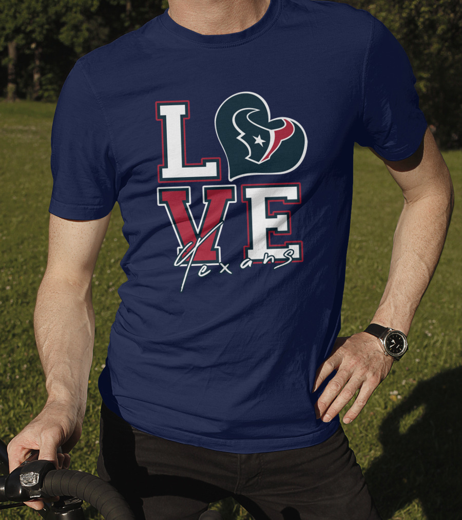 LOVE Houston Texans Logo NFL T-Shirt