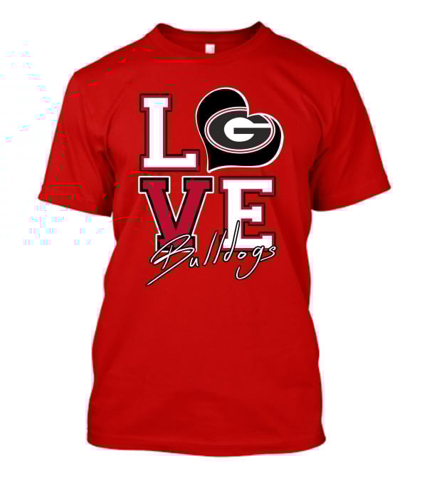 LOVE Georgia Bulldogs T-Shirt
