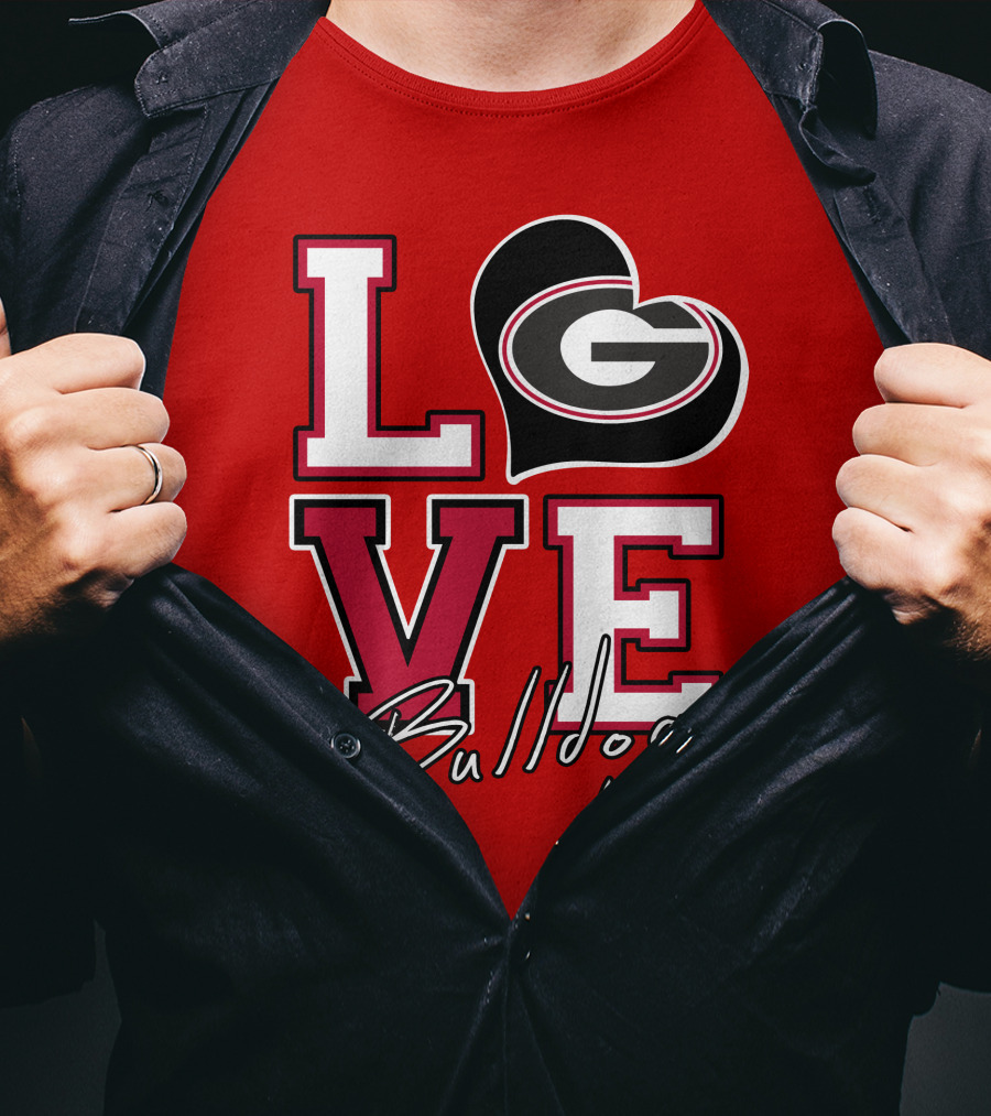 LOVE Georgia Bulldogs T-Shirt