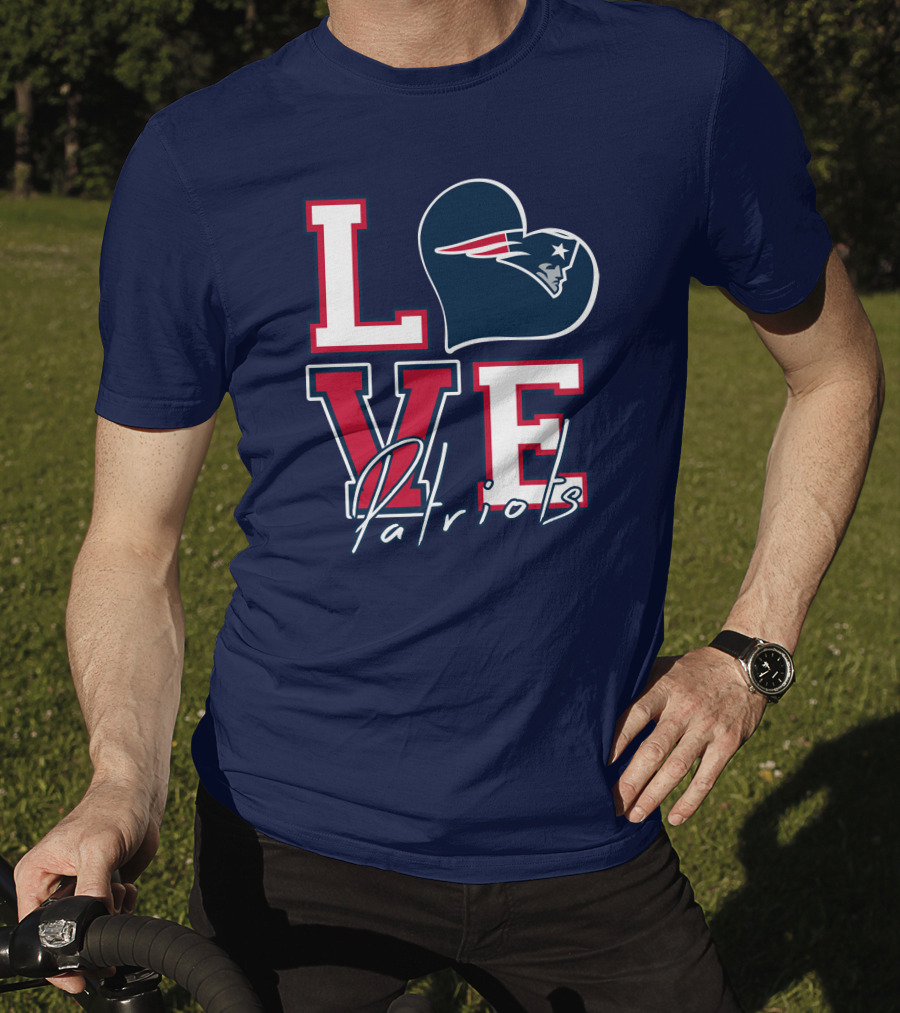 Love Patriots New England Football T-Shirt