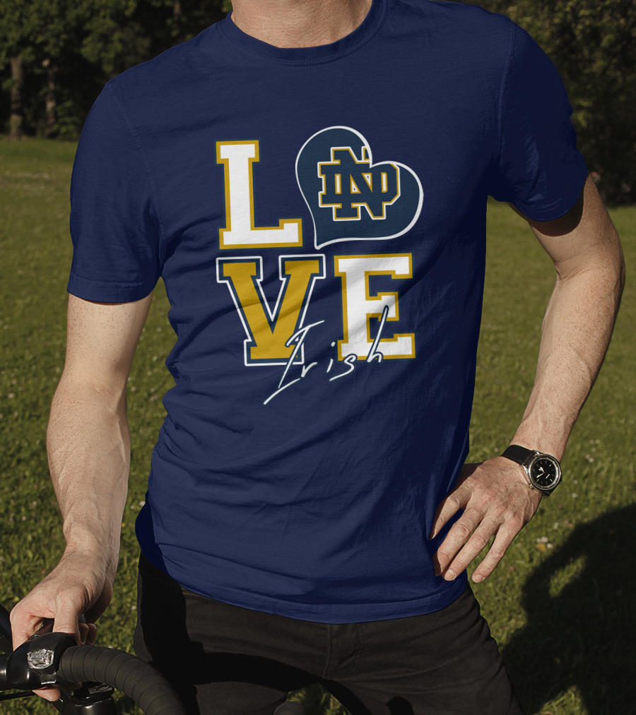 LOVE Notre Dame Irish ND T-Shirt