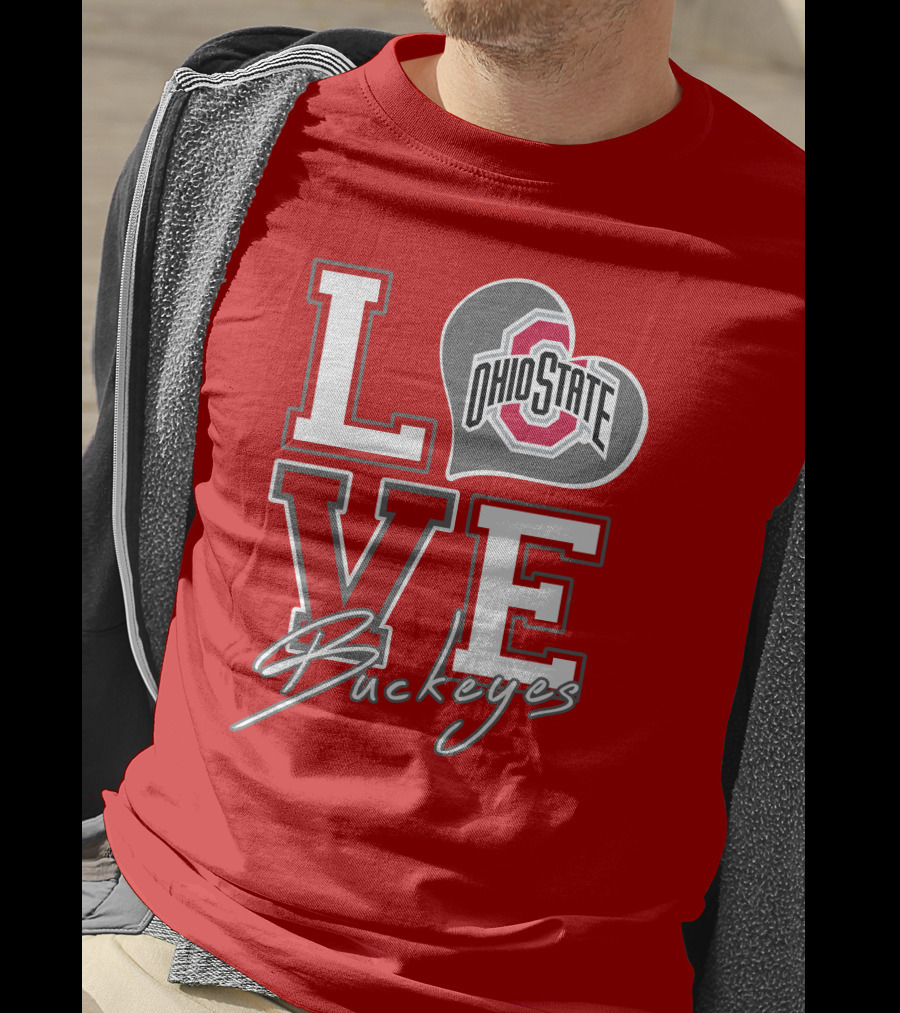 LOVE Ohio State Buckeyes T-Shirt