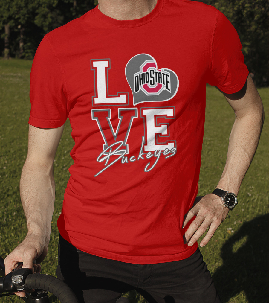 LOVE Ohio State Buckeyes T-Shirt