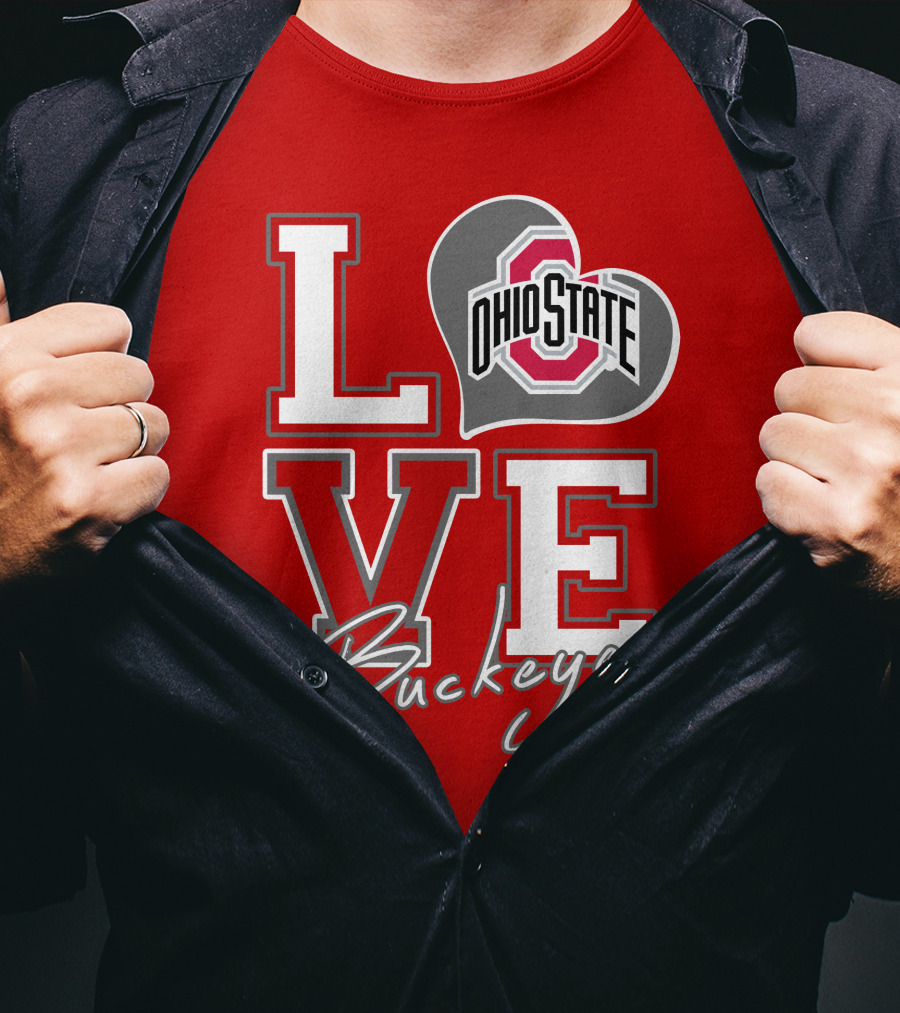 LOVE Ohio State Buckeyes T-Shirt