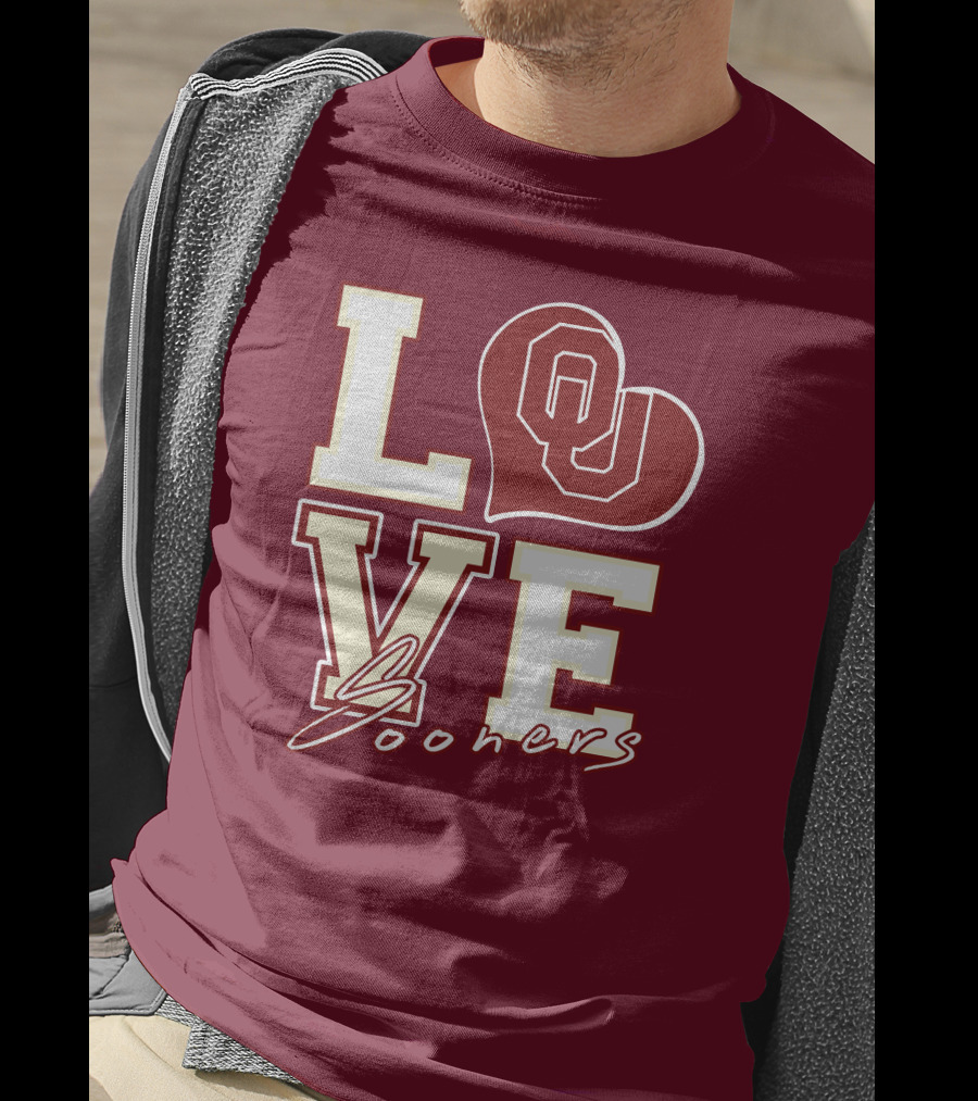 Love OU Heart Sooners T-Shirt