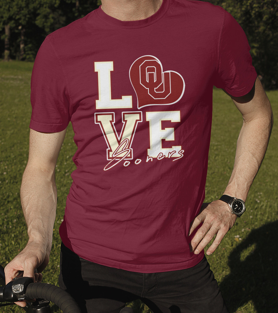 Love OU Heart Sooners T-Shirt