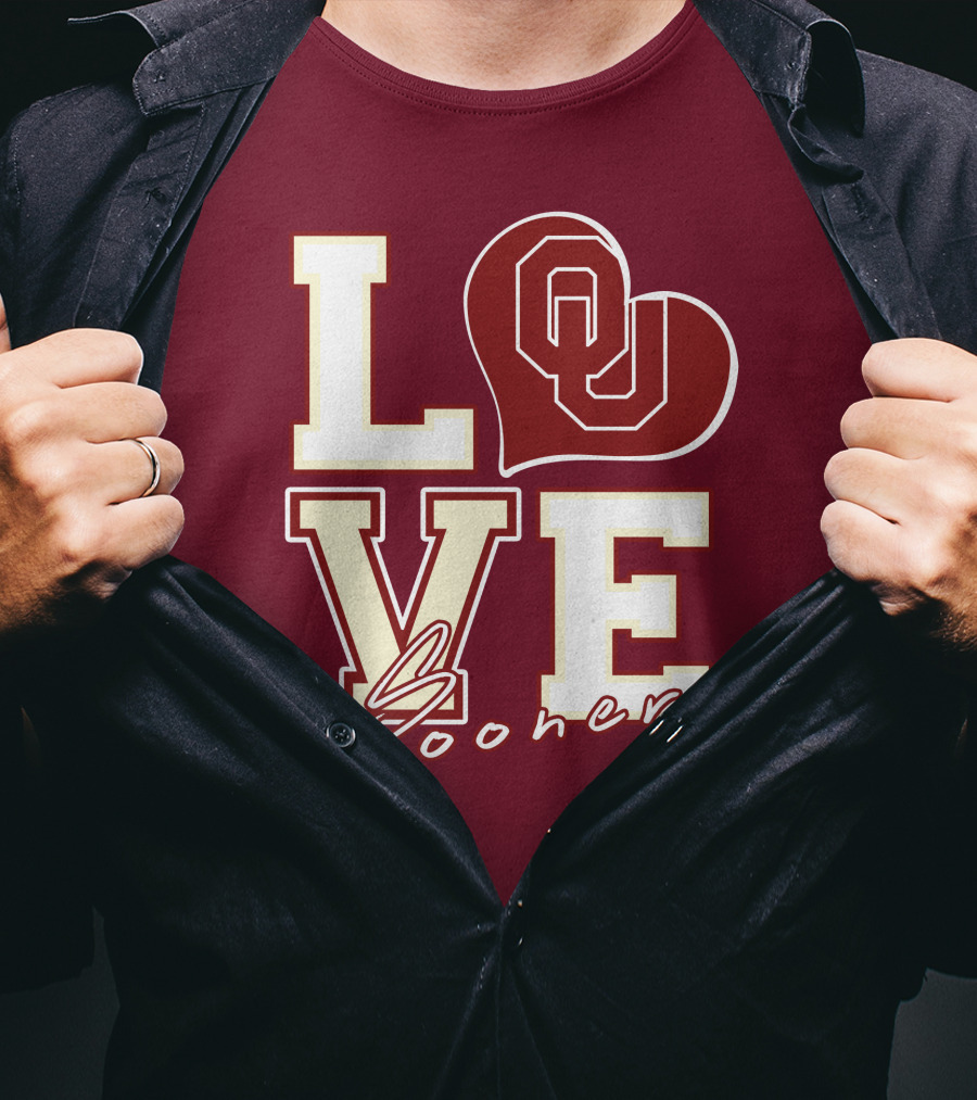 Love OU Heart Sooners T-Shirt