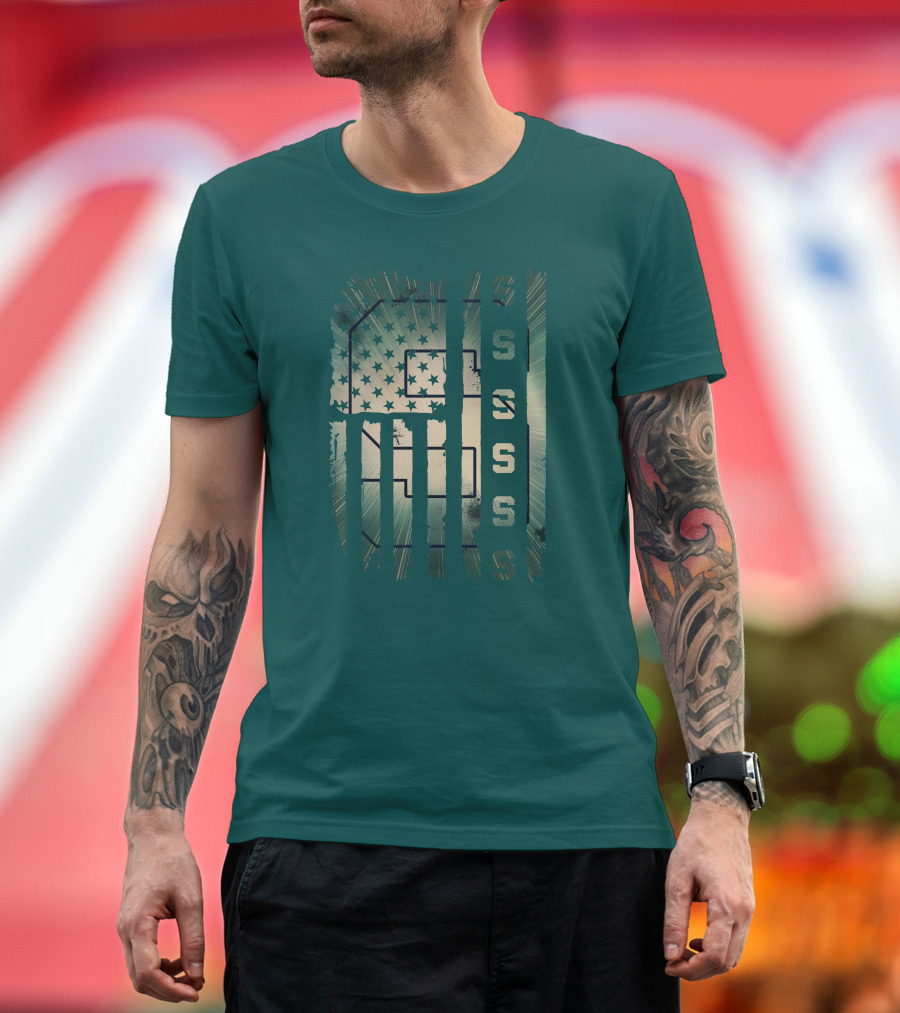 Michigan State Spartans Stars And Stripes S T-Shirt