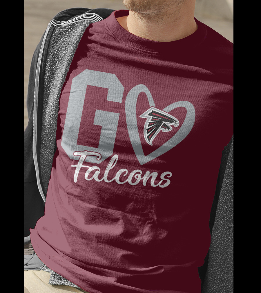 Go Falcons Heart T-Shirt