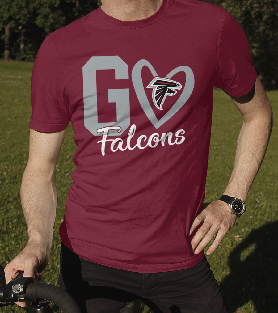 Go Falcons Heart T-Shirt