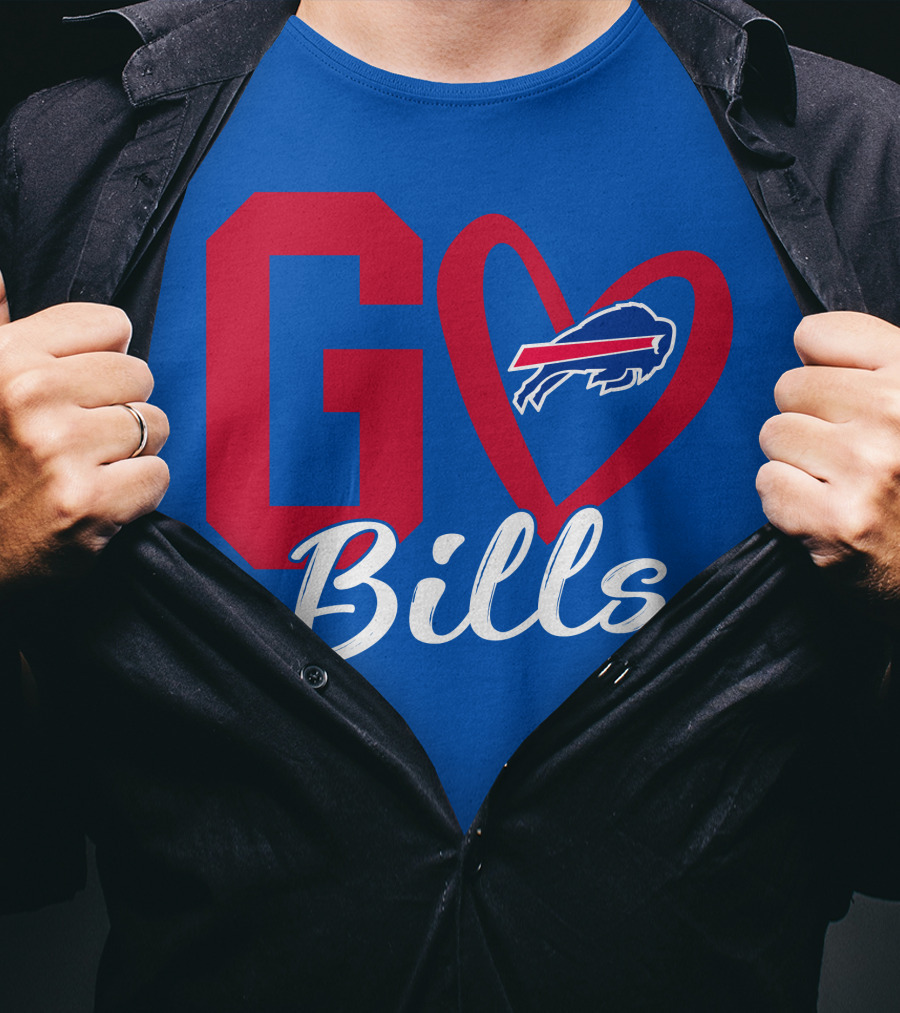 Go Bills Love Buffalo Bills T-Shirt