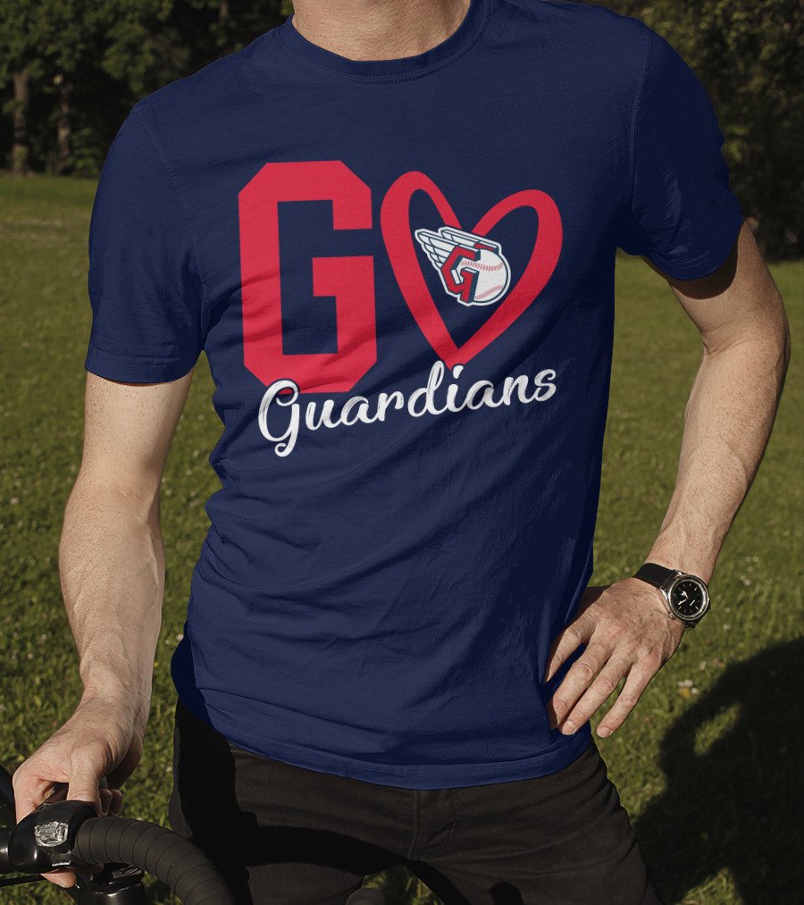 Go Guardians Baseball Heart Winged T-Shirt