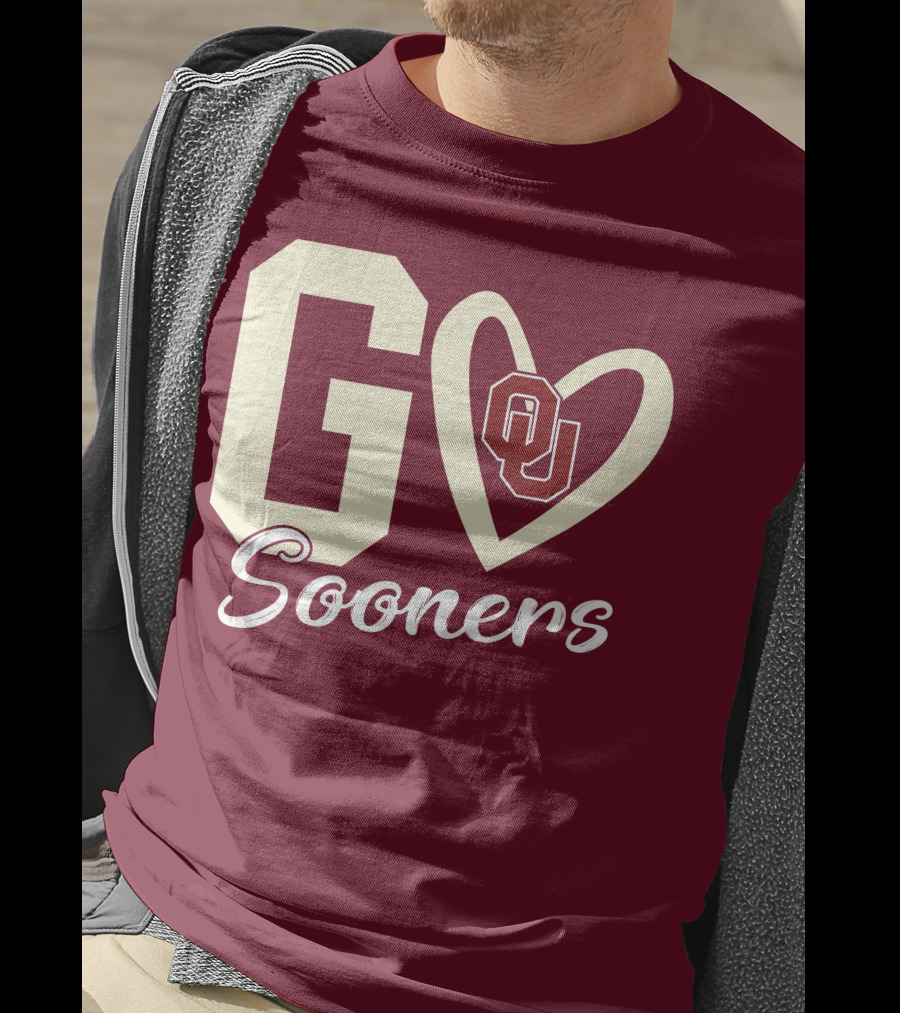 Go Sooners OU Heart T-Shirt