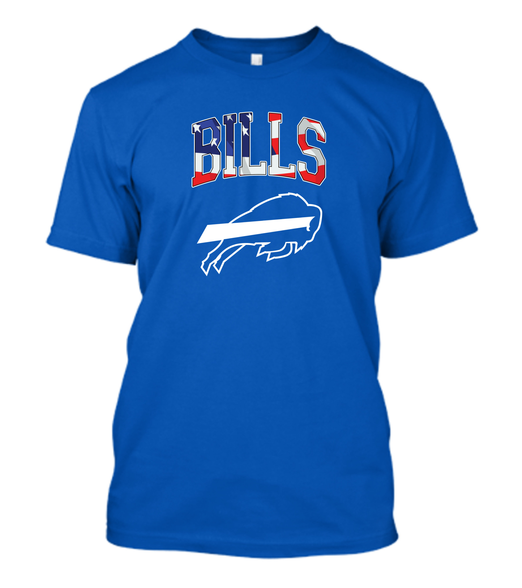 Buffalo Bills American Flag Patriots NFL Team T-Shirt
