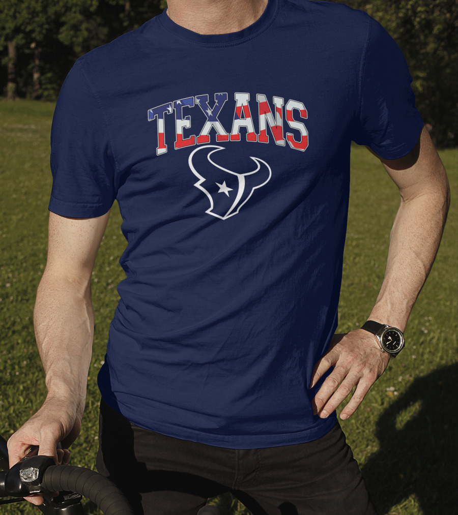 Texans American Flag T-Shirt
