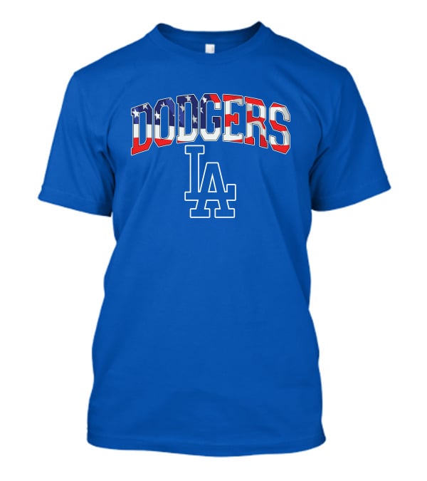 Dodgers American Flag LA T-Shirt