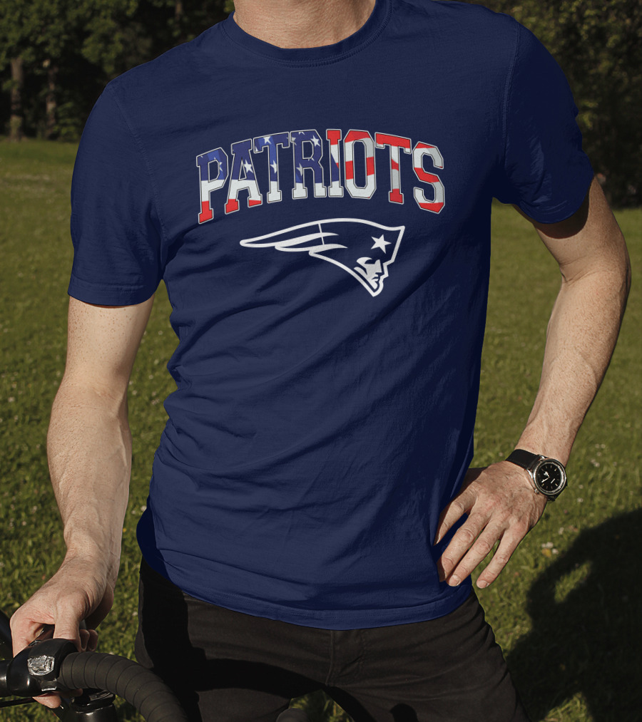 Patriots American Flag New England Patriots T-Shirt