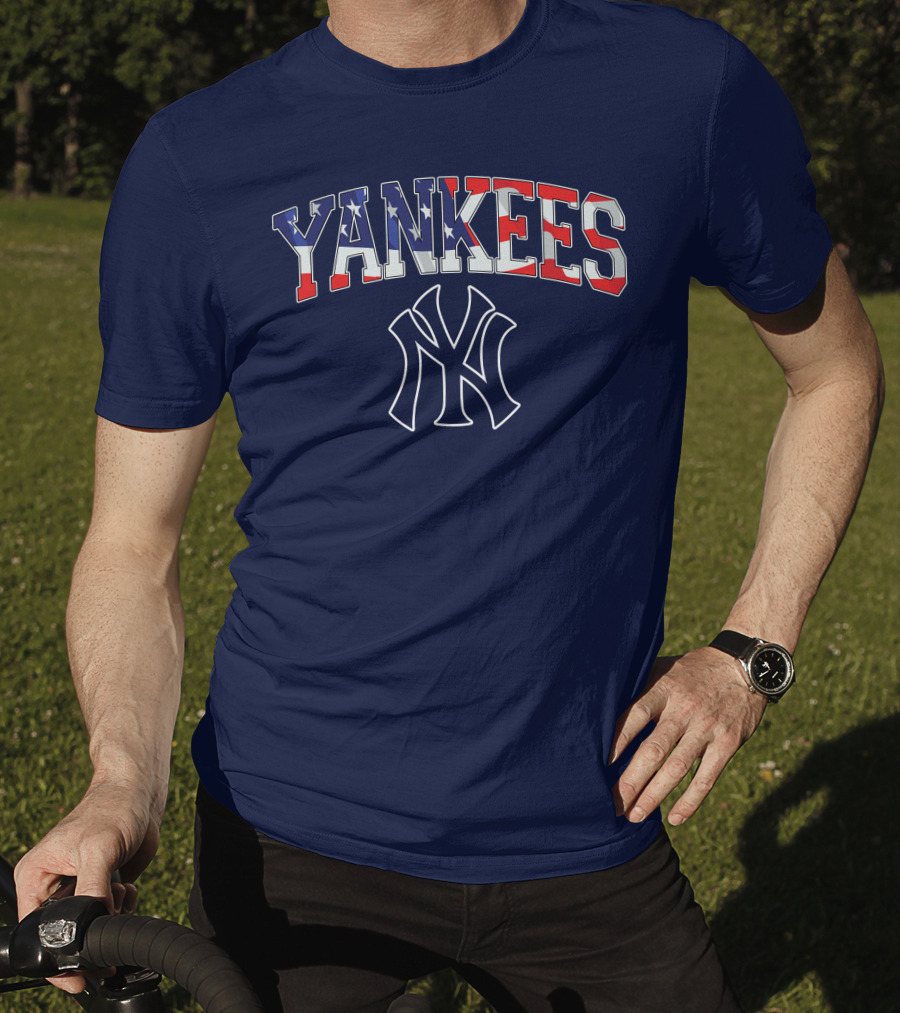 YANKEES American Flag NY T-Shirt