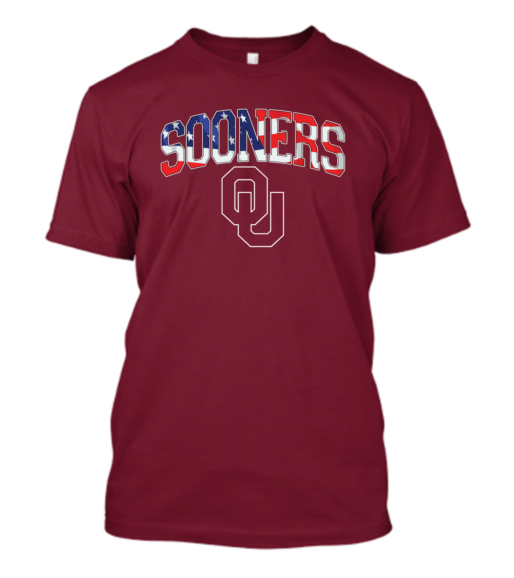 Sooners American Flag OU T-Shirt