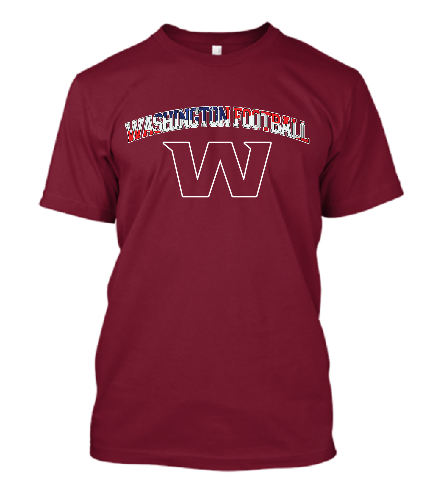 Washington Football American Flag W T-Shirt