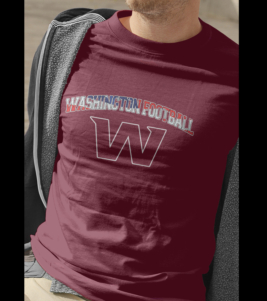 Washington Football American Flag W T-Shirt