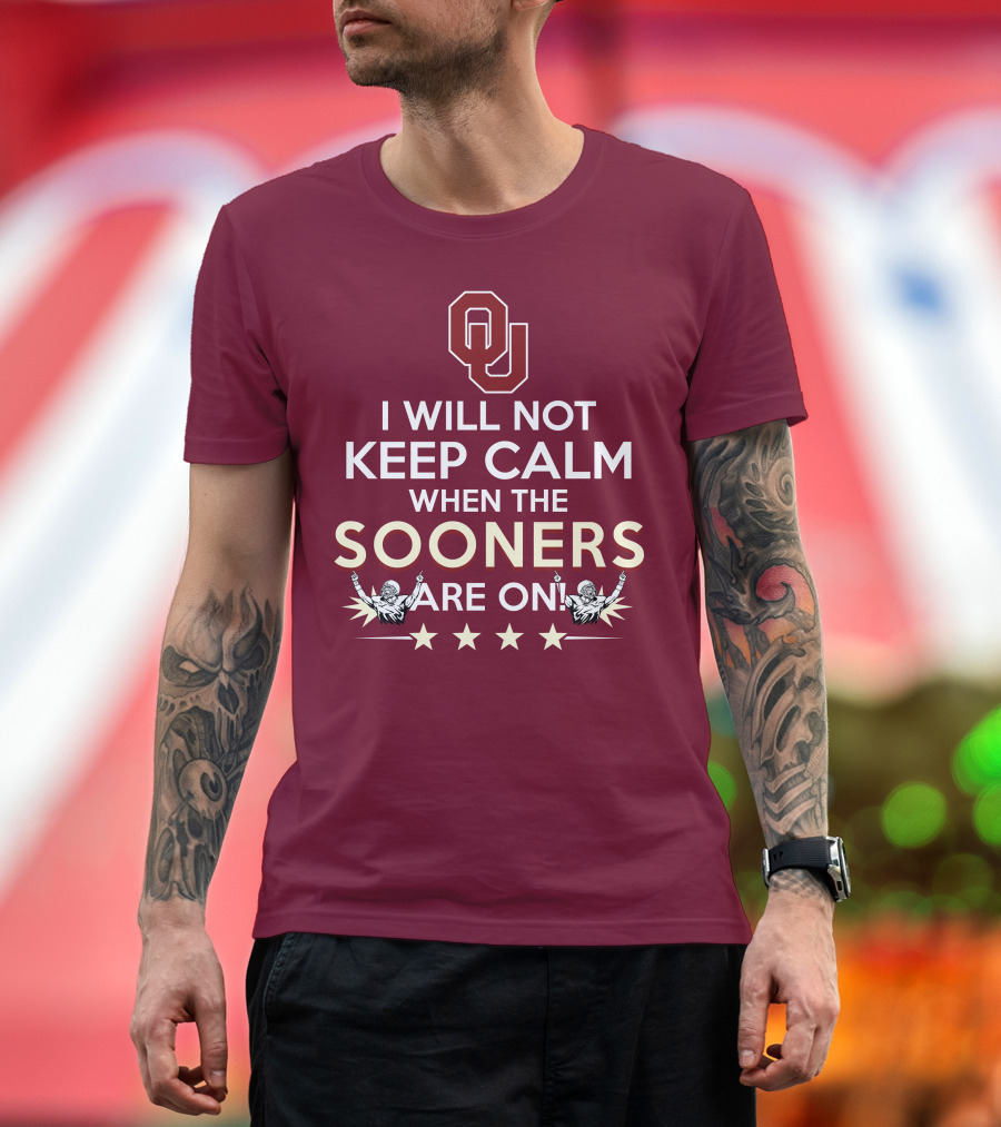 Ou Sooners Excitement Keep Calm Struggle T-Shirt