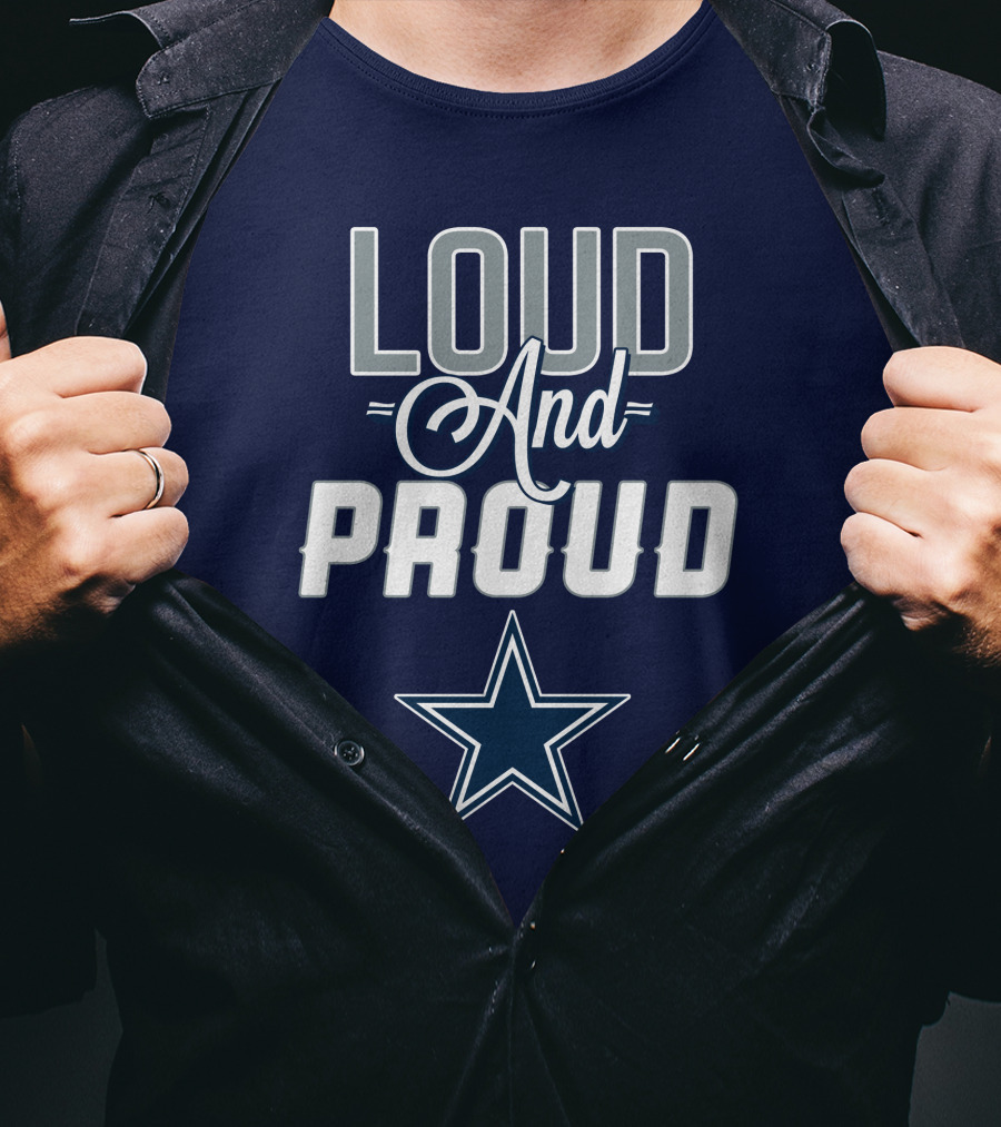 Dallas Cowboys Loud And Proud Star T-Shirt