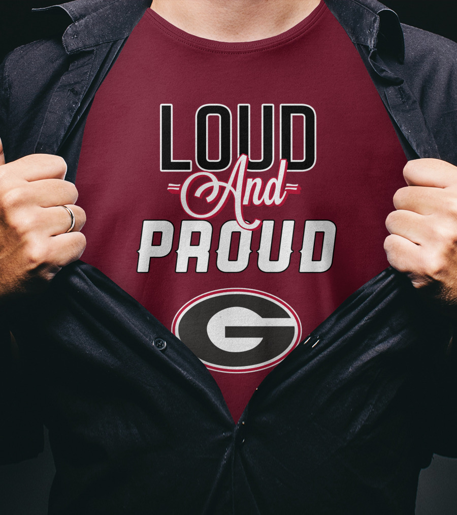 Loud And Proud Georgia Bulldogs G T-Shirt