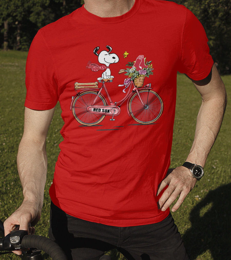 Red Sox Snoopy Big Ride T-Shirt