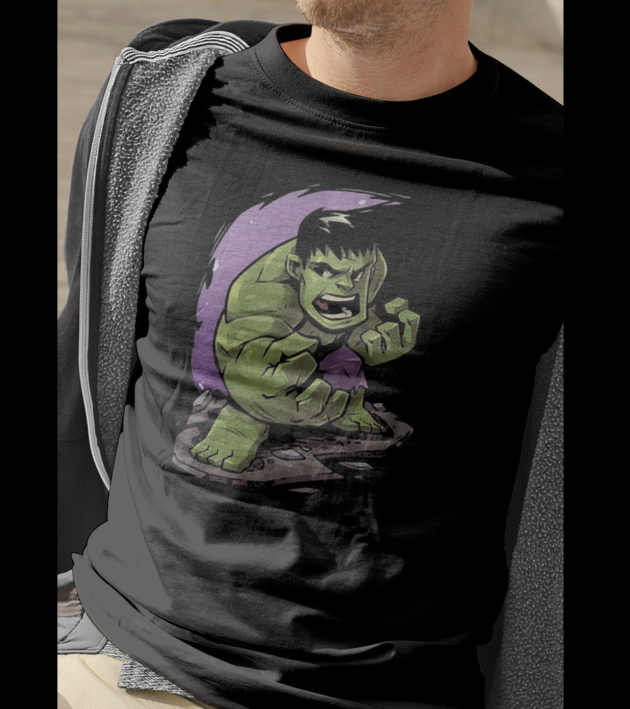 Hulk Marvel Comics Angry Green Superhero T-Shirt