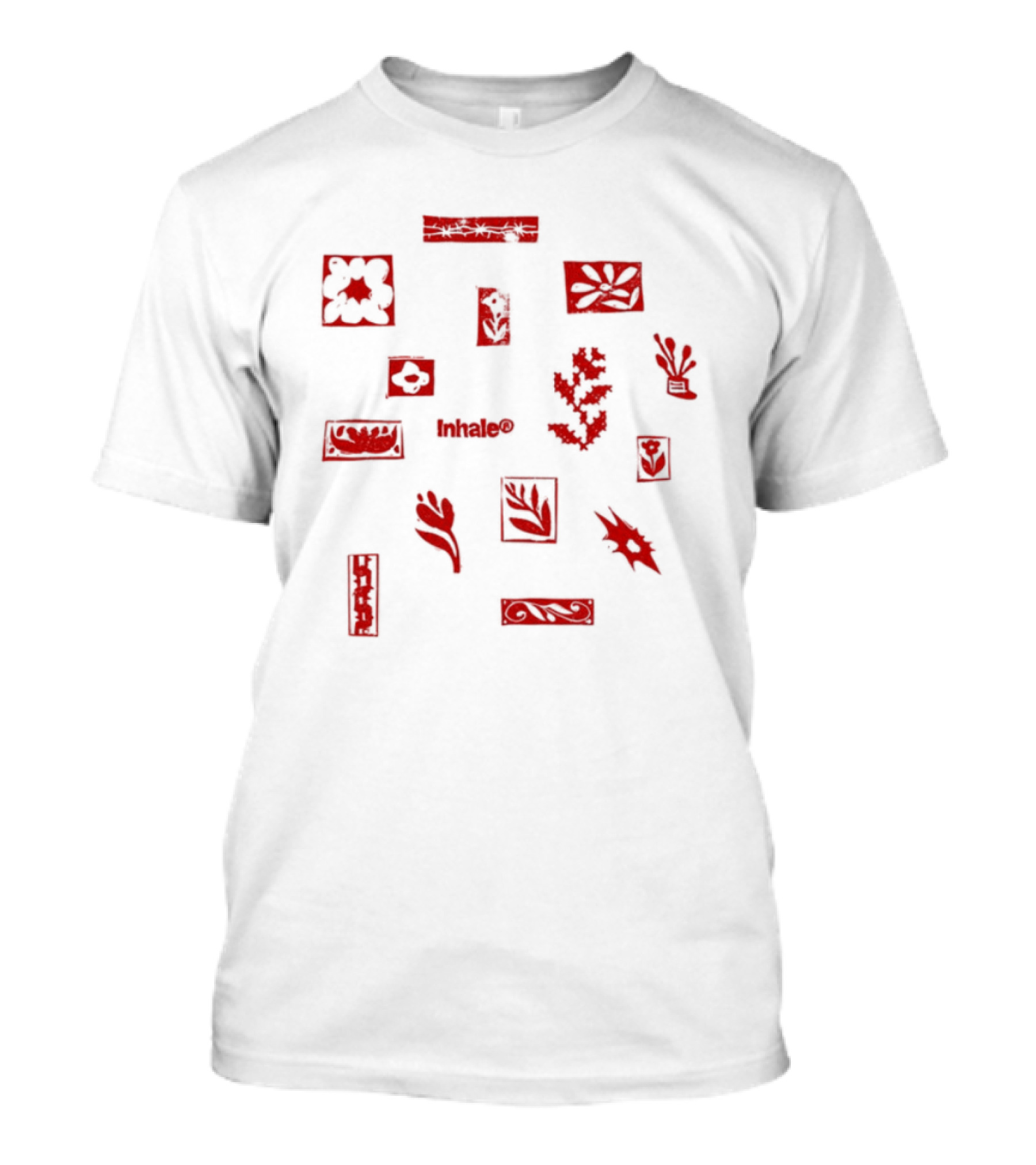Inhaler Tatreez Flowers Palestine Charity Embroidered Patterns T-Shirt
