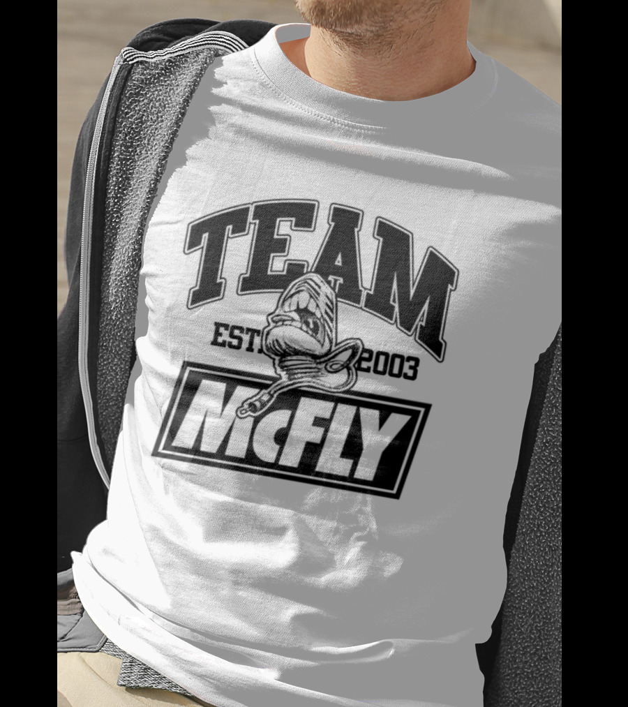 Team McFly Iconic Fist Bump Gesture T-Shirt