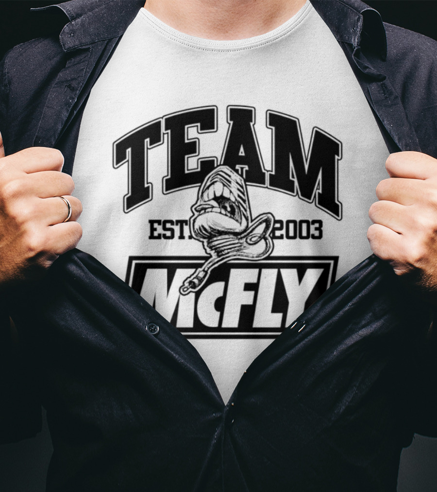 Team McFly Iconic Fist Bump Gesture T-Shirt