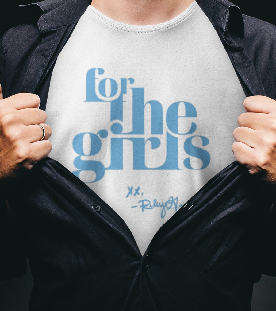 Turning Point USA For The Girls Featuring Riley Gaines Signature T-Shirt