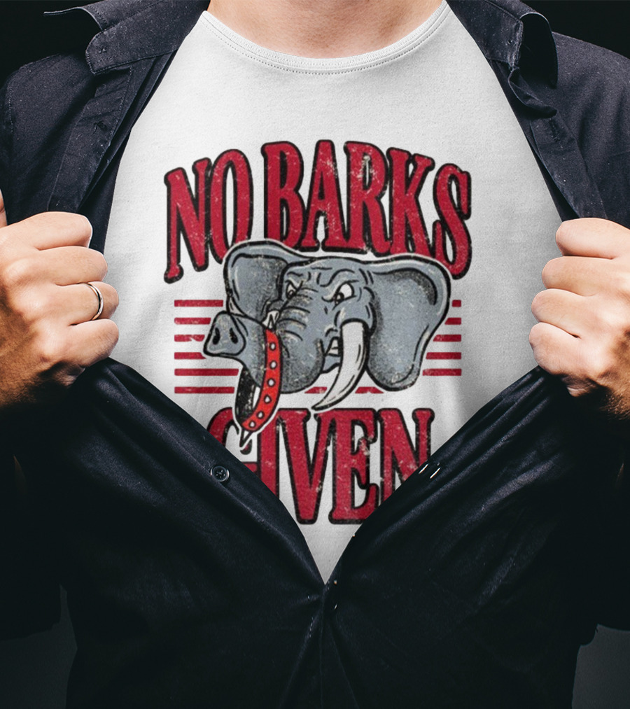 Alabama Crimson Tide Triumphs Over Georgia Bulldogs No Barks Given T-Shirt