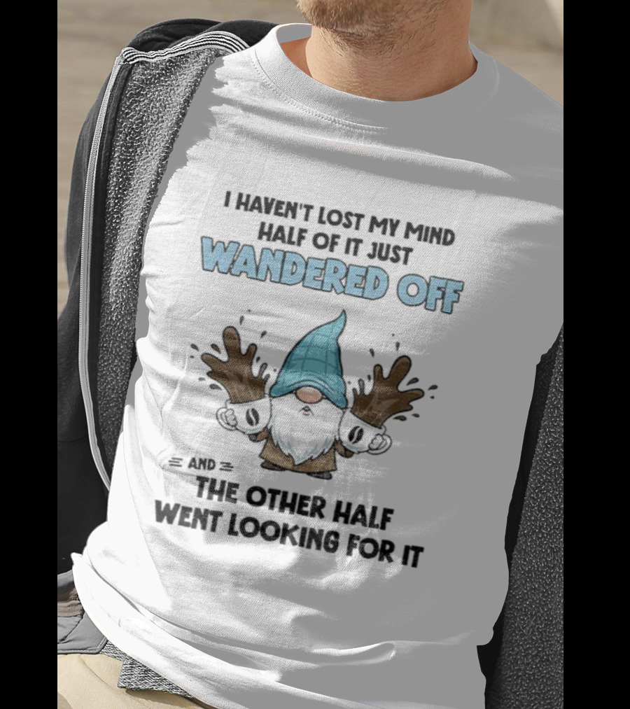 Gnome I Haven't Lost My Mind Half Of It Just Wandered Off And The Other Half Went Looking For It T-Shirt