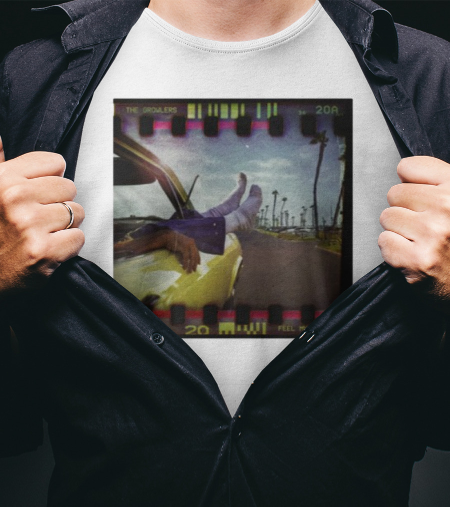 The Growlers Feel My Funk Vintage Filmstrip Car Ride Palms T-Shirt