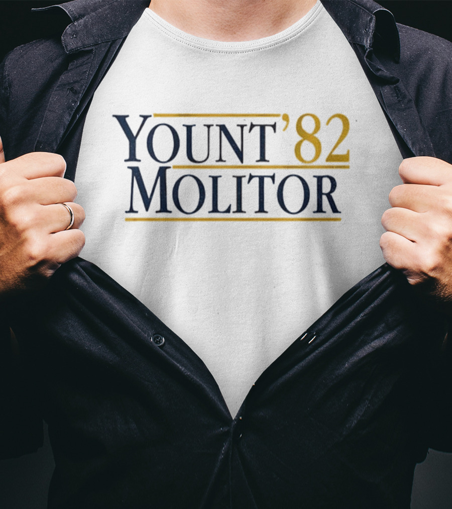 Yount '82 Molitor Milwaukee Brewers MLB Baseball Robin Yount Paul Molitor T-Shirt
