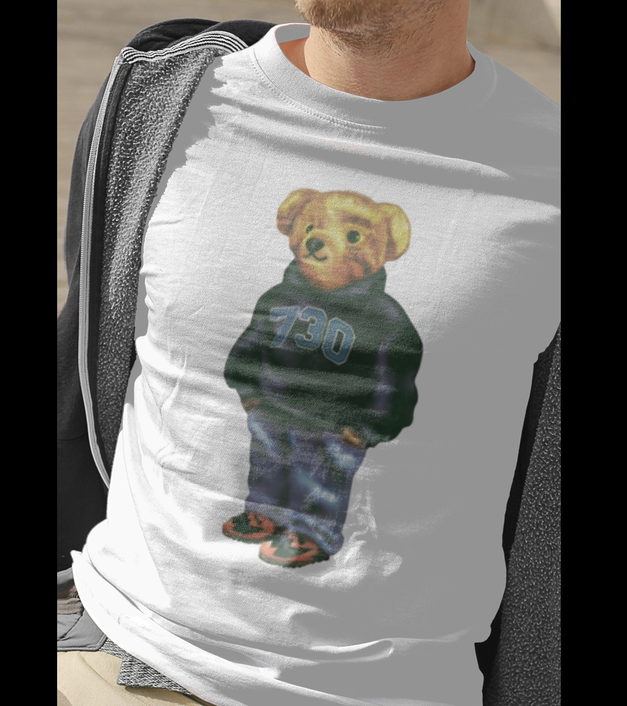 730 Bear Fresh Blank And Jeans Look T-Shirt