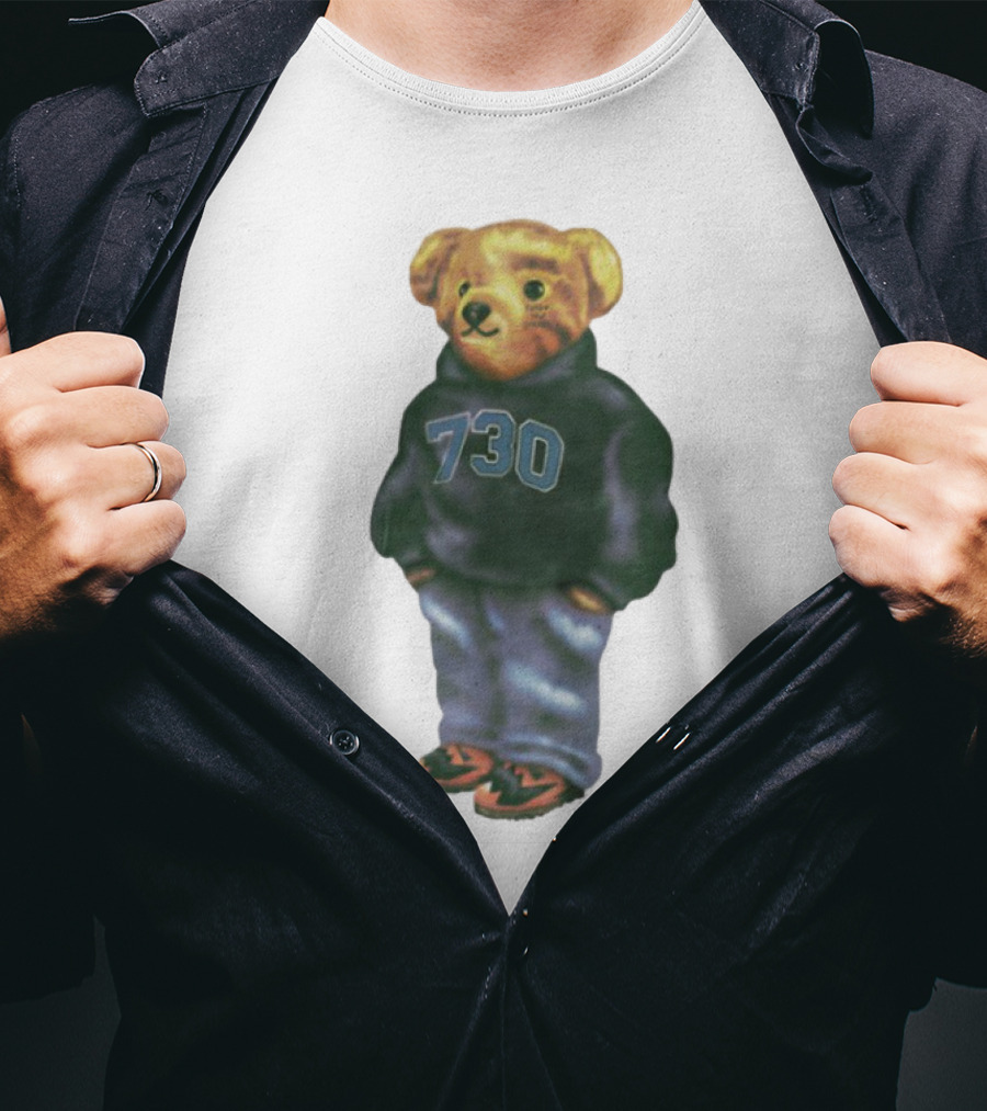 730 Bear Fresh Blank And Jeans Look T-Shirt