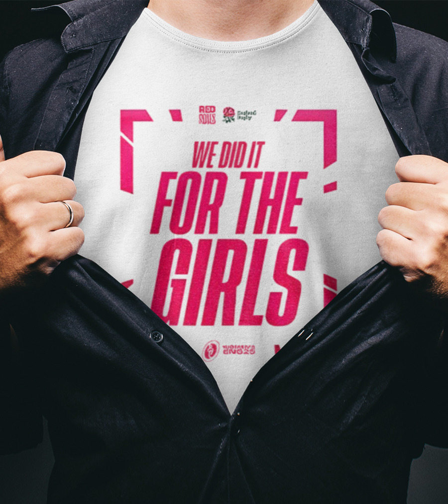England 2025 Women's Rugby World Cup Champions We Did It For The Girls Roses Three Stars T-Shirt